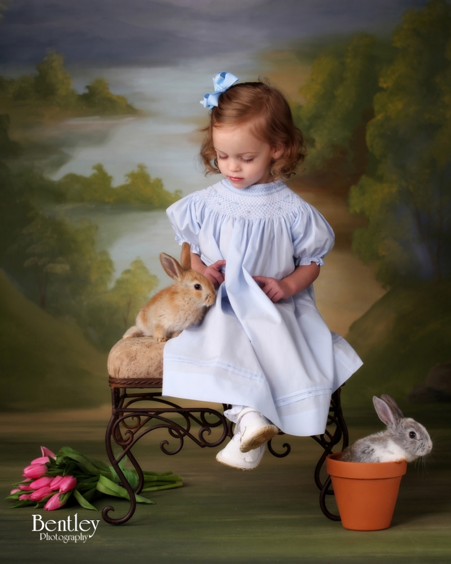 Easter Bunny portraits