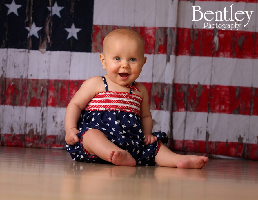 baby, portrait, photographer, flag, Braselton, GA