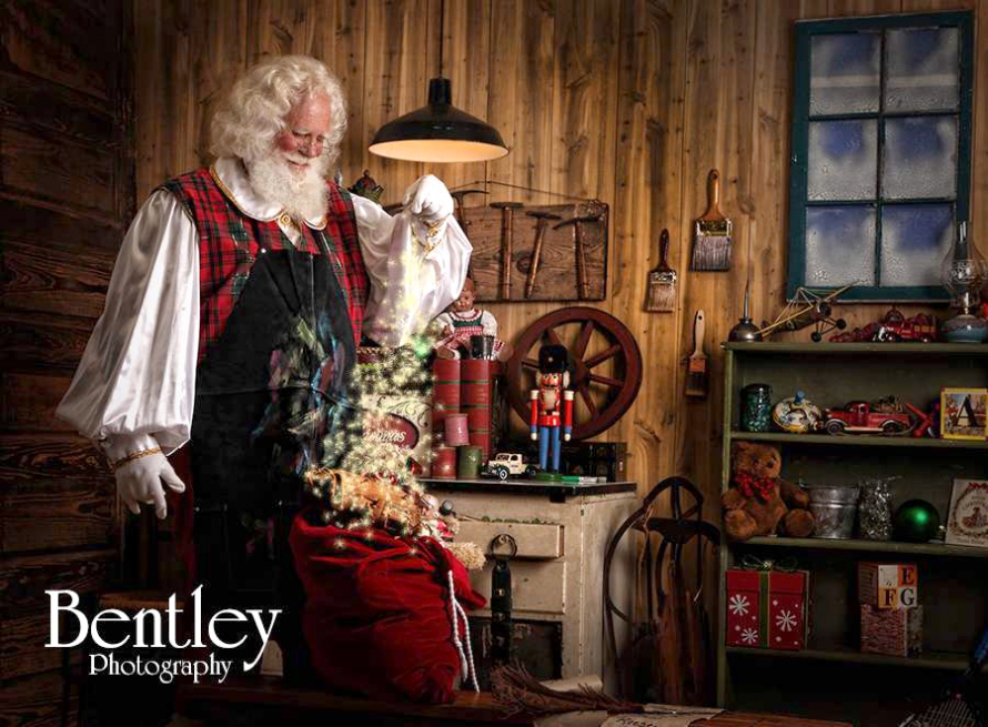 Santa, bag, Bentley Photography, Winder, GA