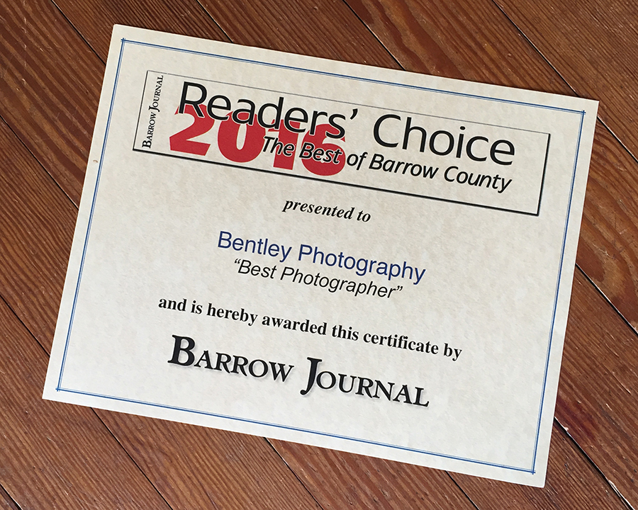 Peoples Choice Award, Barrow county, GA, best photographer